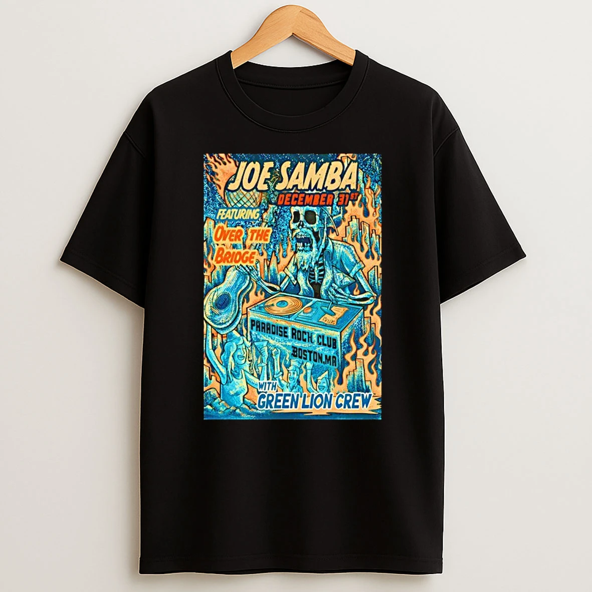 Joe Samba Boston Ma 12 31 2025 Nye T Shirt