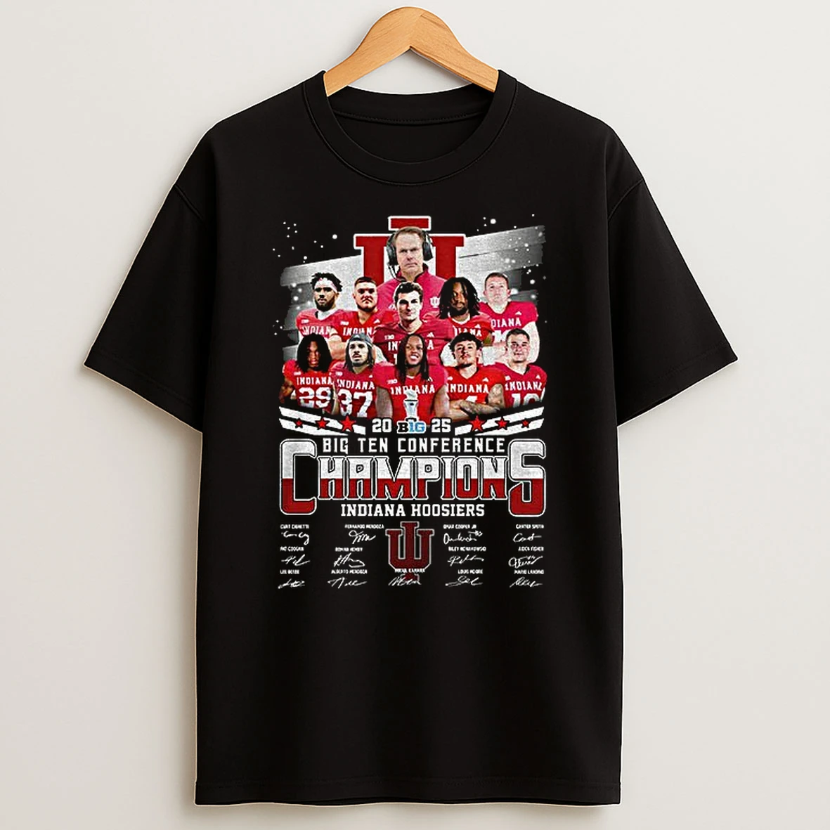 Joey Mcguire Texas Tech Red Raiders Big Ten Conference Champions Signature T Shirt