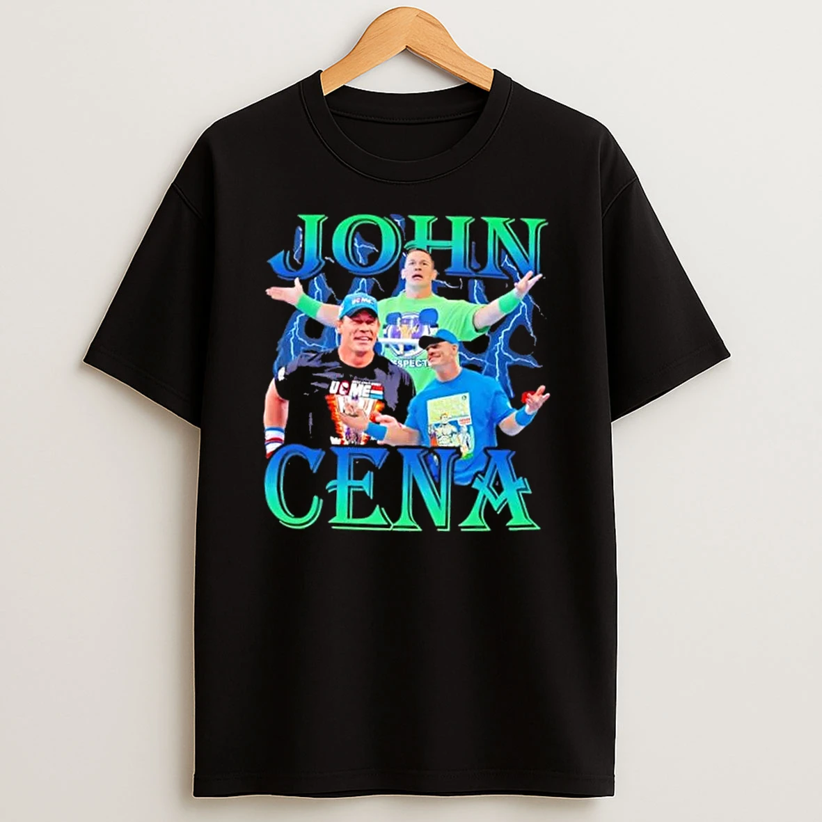 John Cena Farewell Tour 2025 Lightning Graphic T Shirt