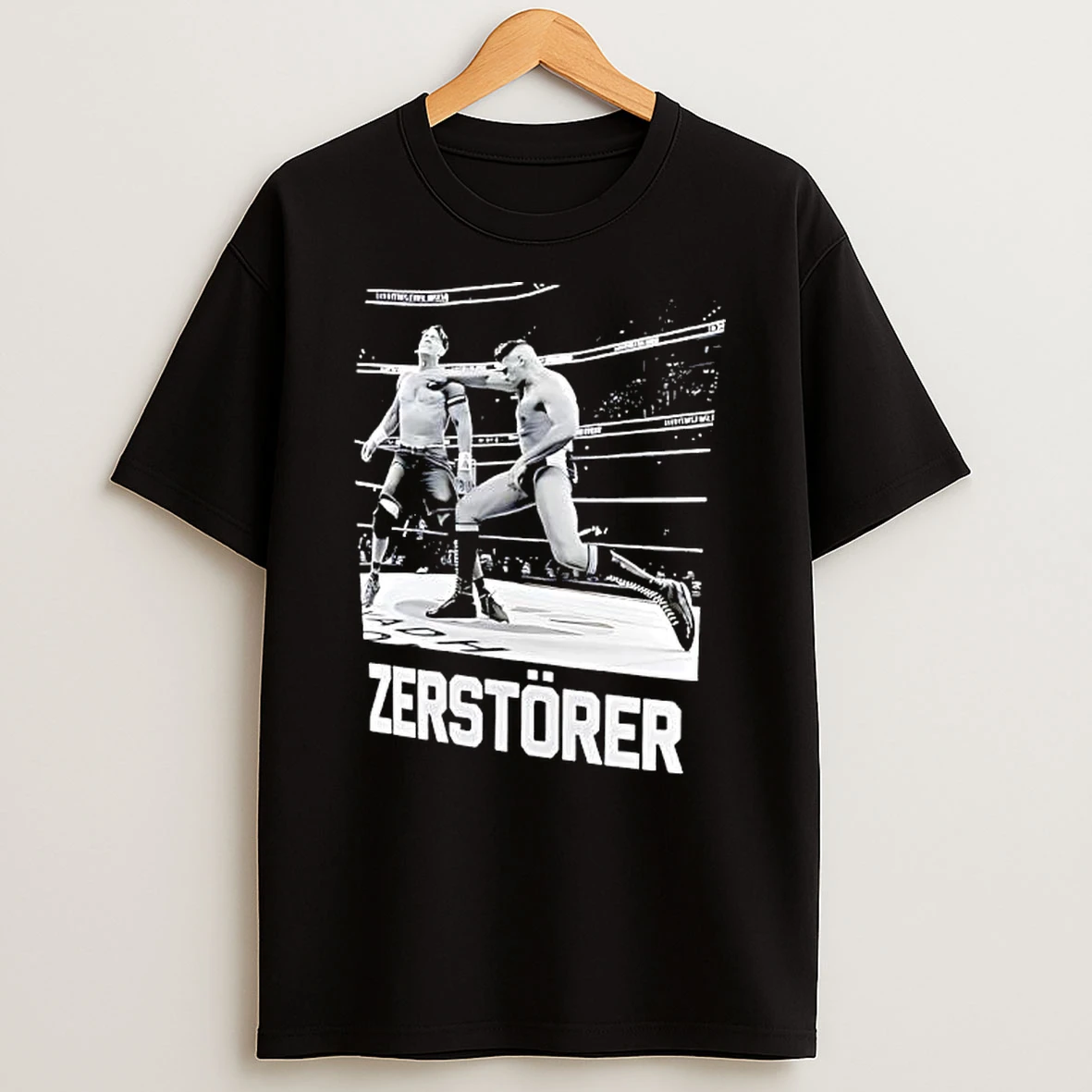 John Cena Gunther Zerstorer Wwe Graphic T Shirt