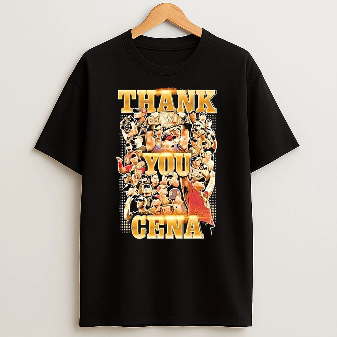 John Cena Thank You Cena Gold T Shirt