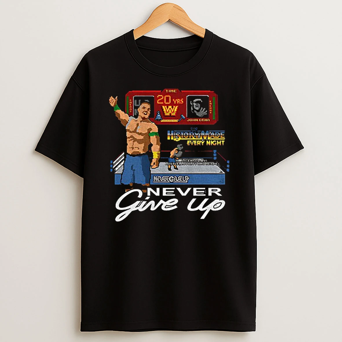 John Cena The Last Time Is Now Lets Go Washington Capitals Never Give Up T Shirt