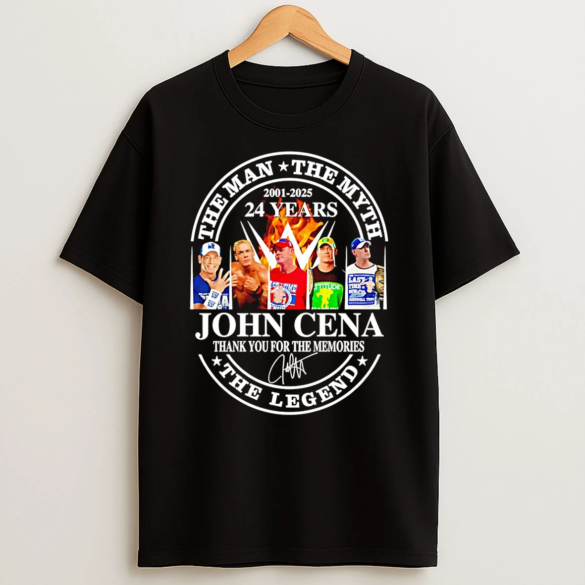 John Cena The Man The Myth The Legend Thank You T Shirt