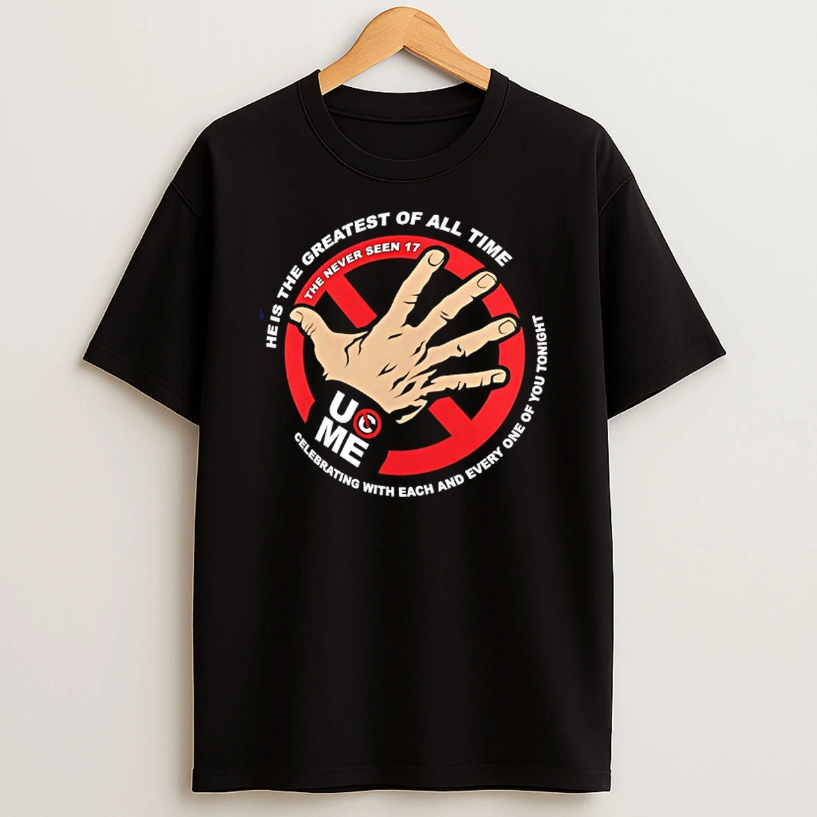 John Cena Ucme The Never Seen 17 You Cant See Me Tshirt Hoodie