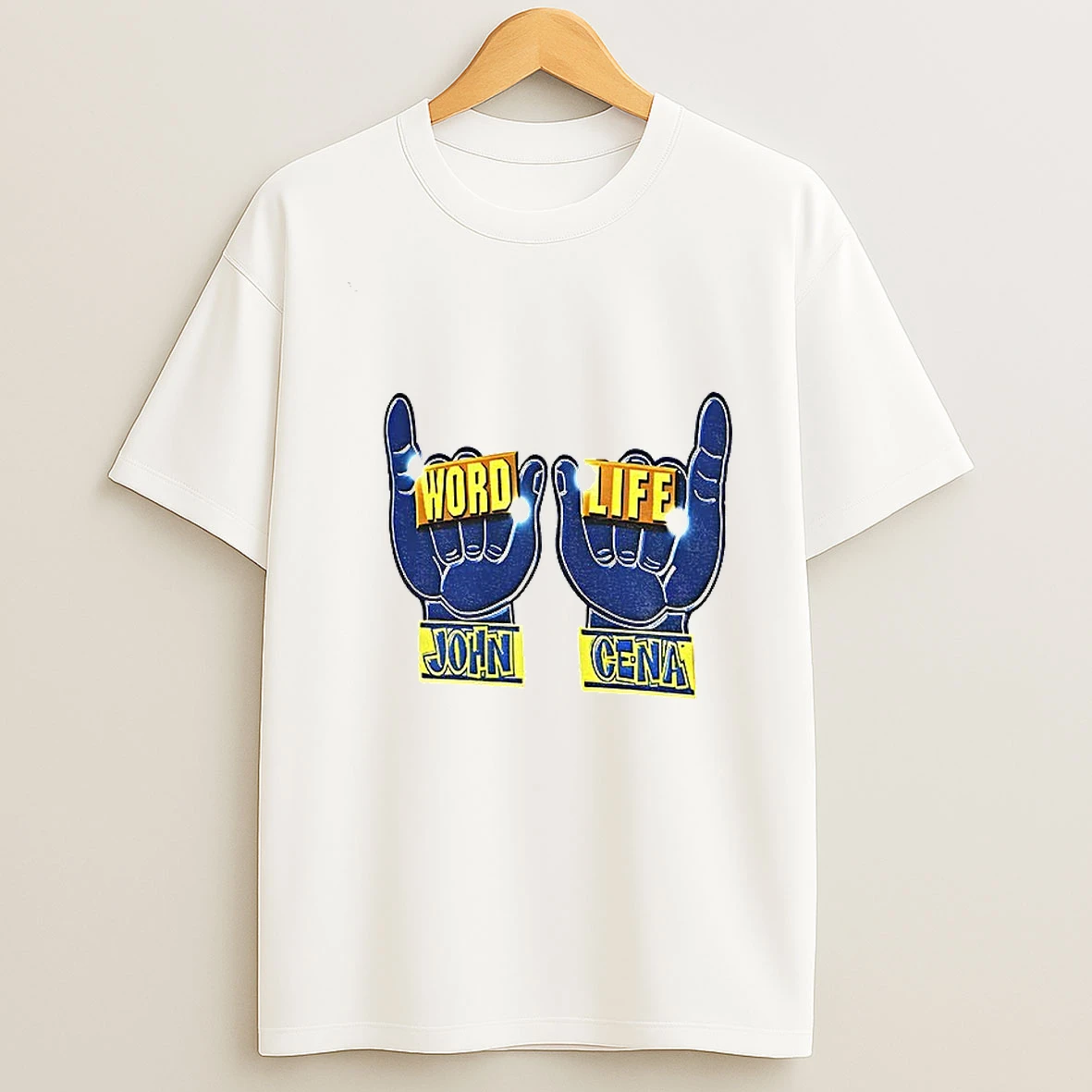 John Cena Word Life Wwe Glove T Shirt