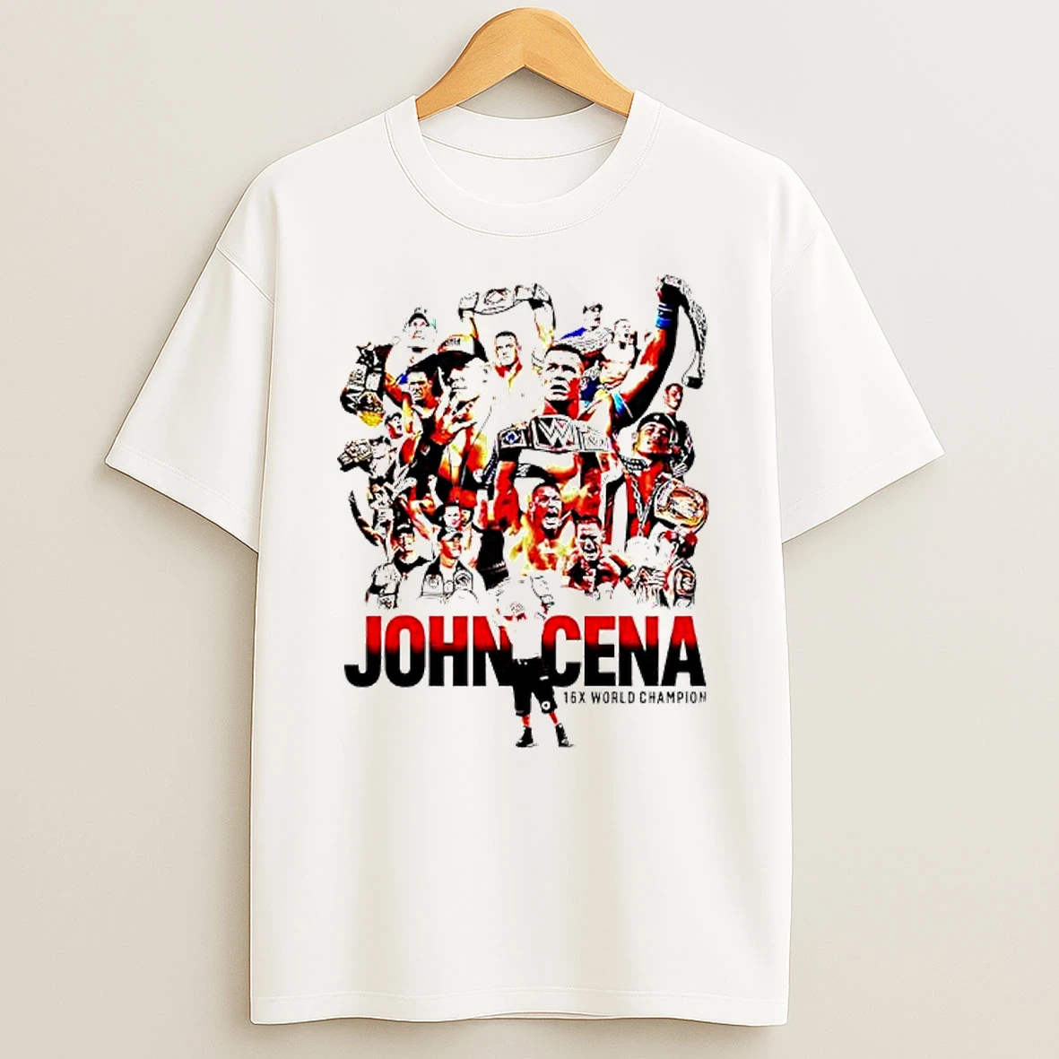 John Cena Wrestlemania 17th Championship T Shirt