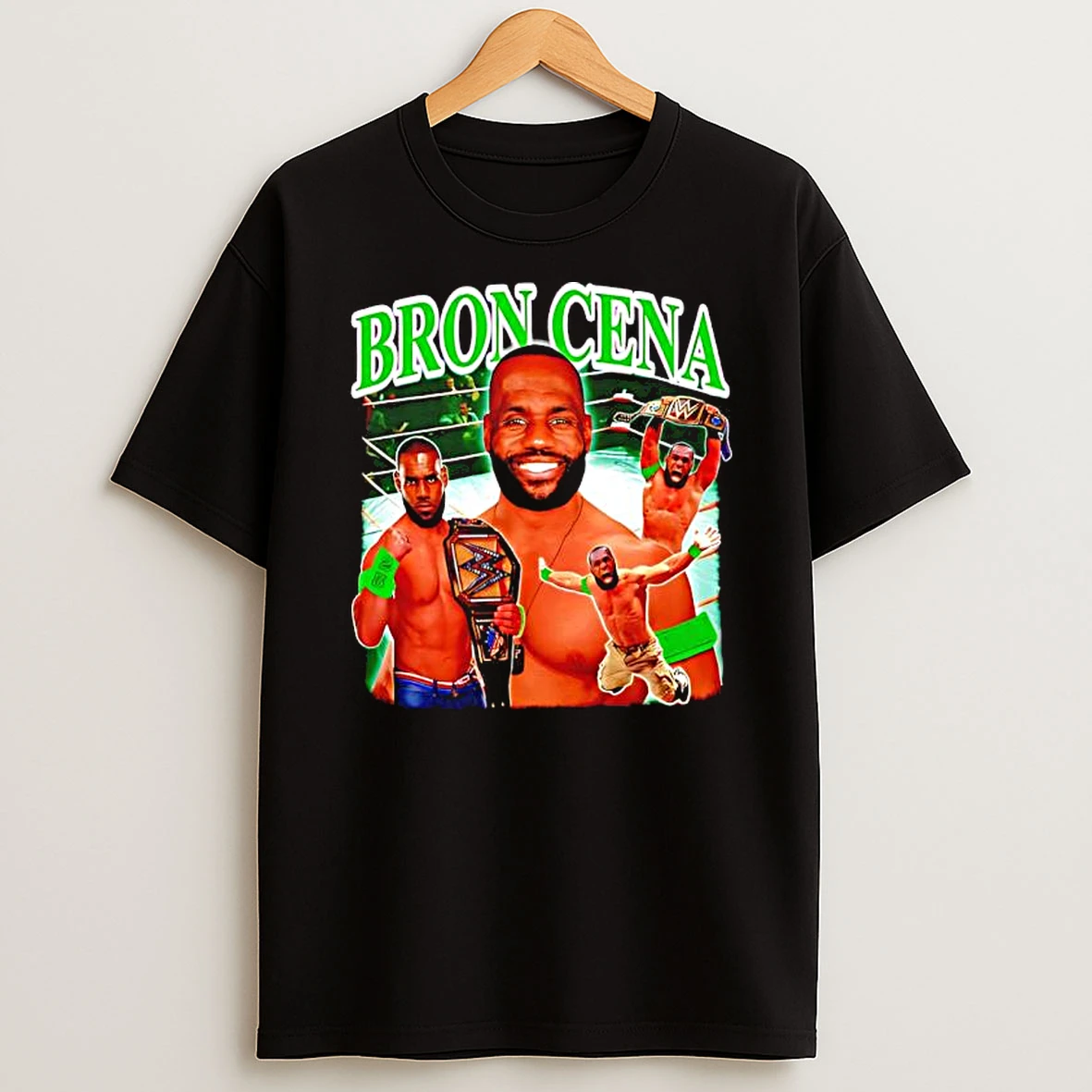 John Cena X Lebron James Bron Cena Wwe T Shirt