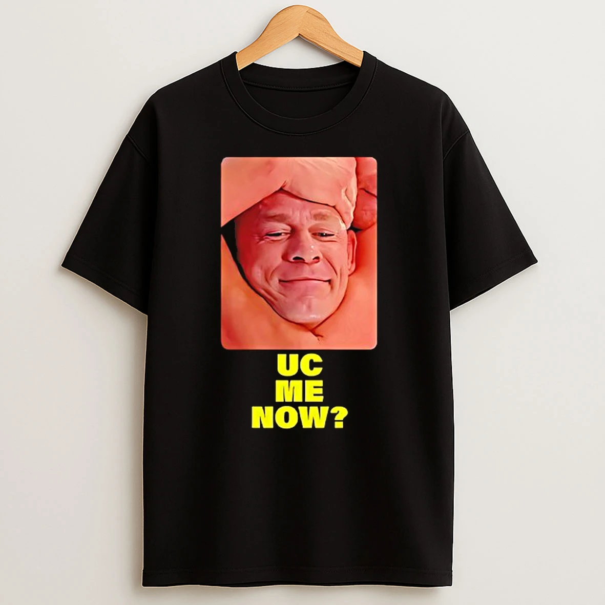 John Cena Final Match Smiling Uc Me Now Meme T Shirt