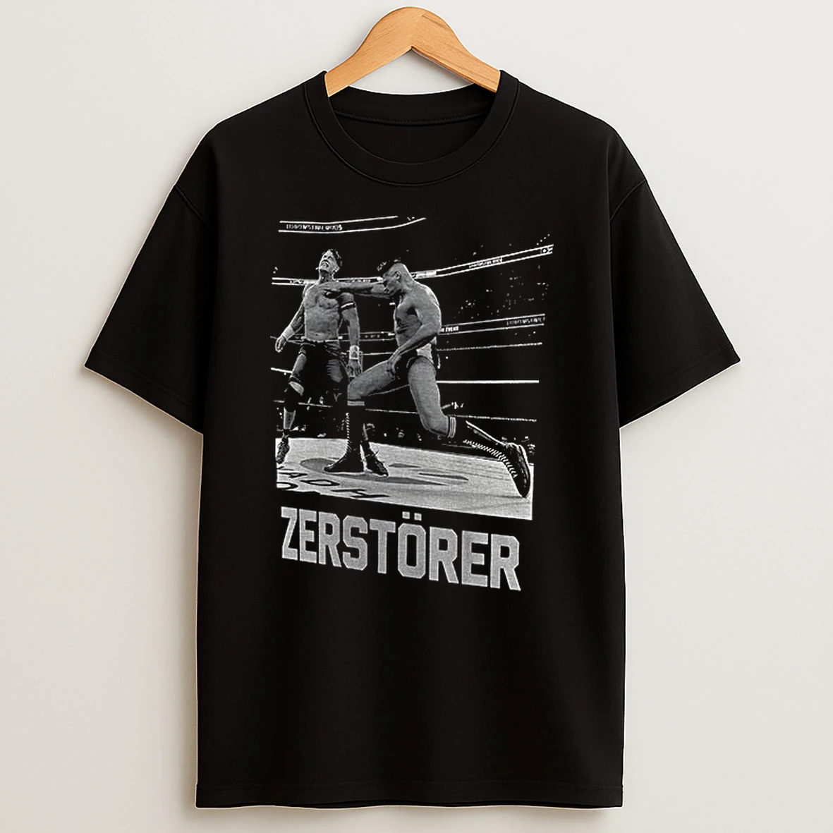John Cena Vs Shelton Benjamin Gunther Zerstorer Wwe T Shirt
