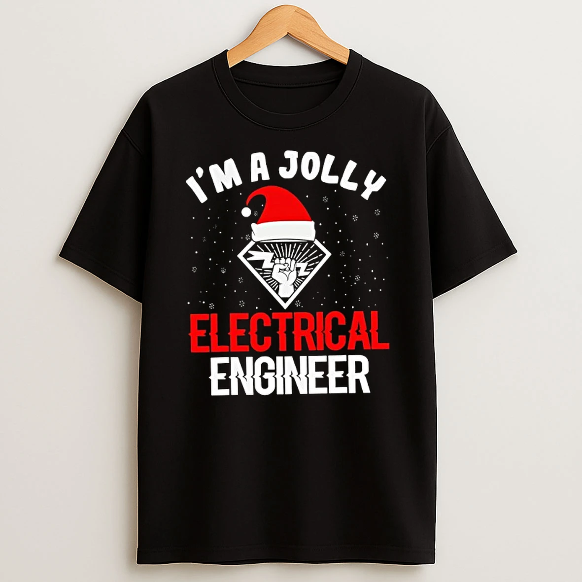 Jolly Electrical Im A Jolly Engineer Christmas T Shirt