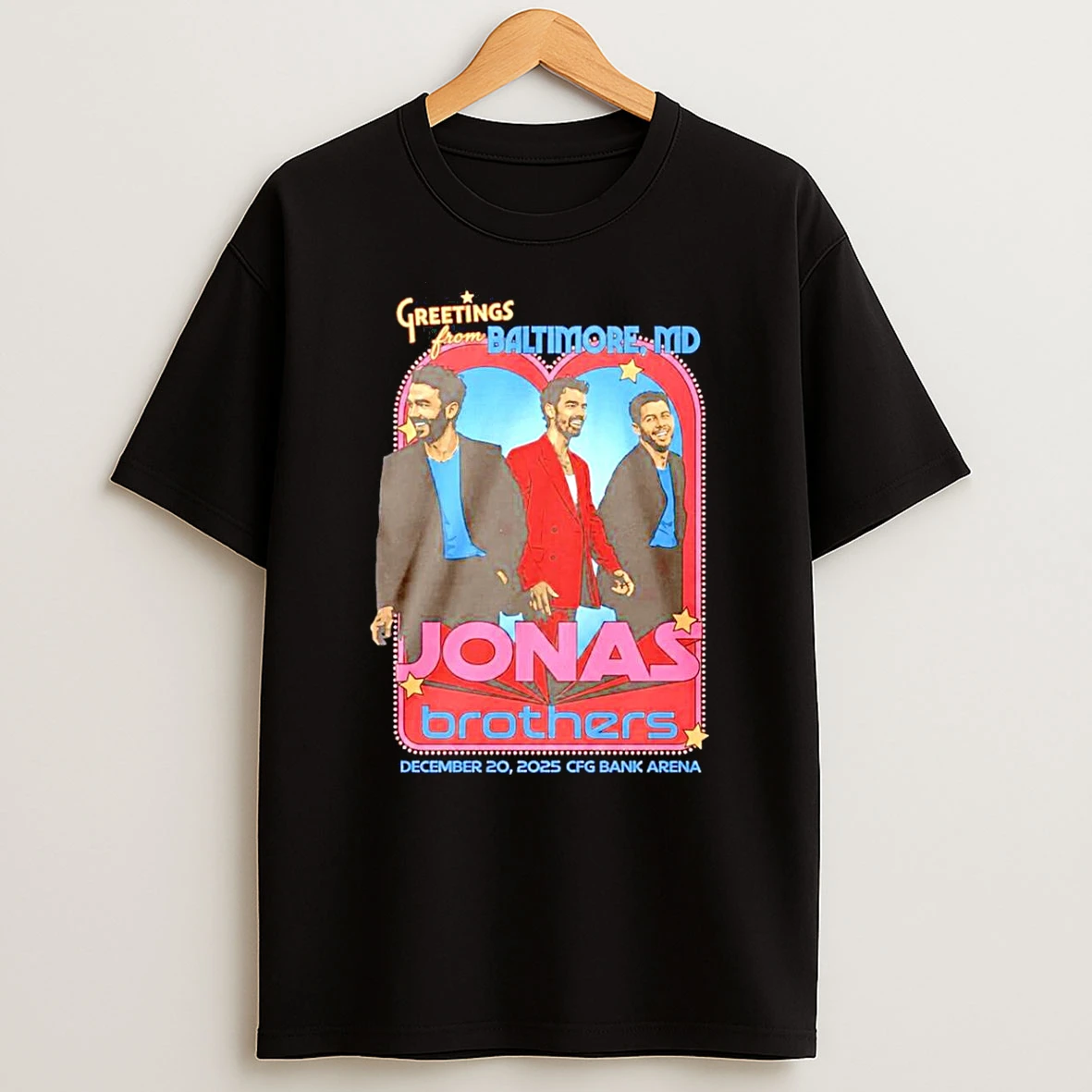 Jonas Brothers Greetings From Your Hometown Baltimore Md T Shirt