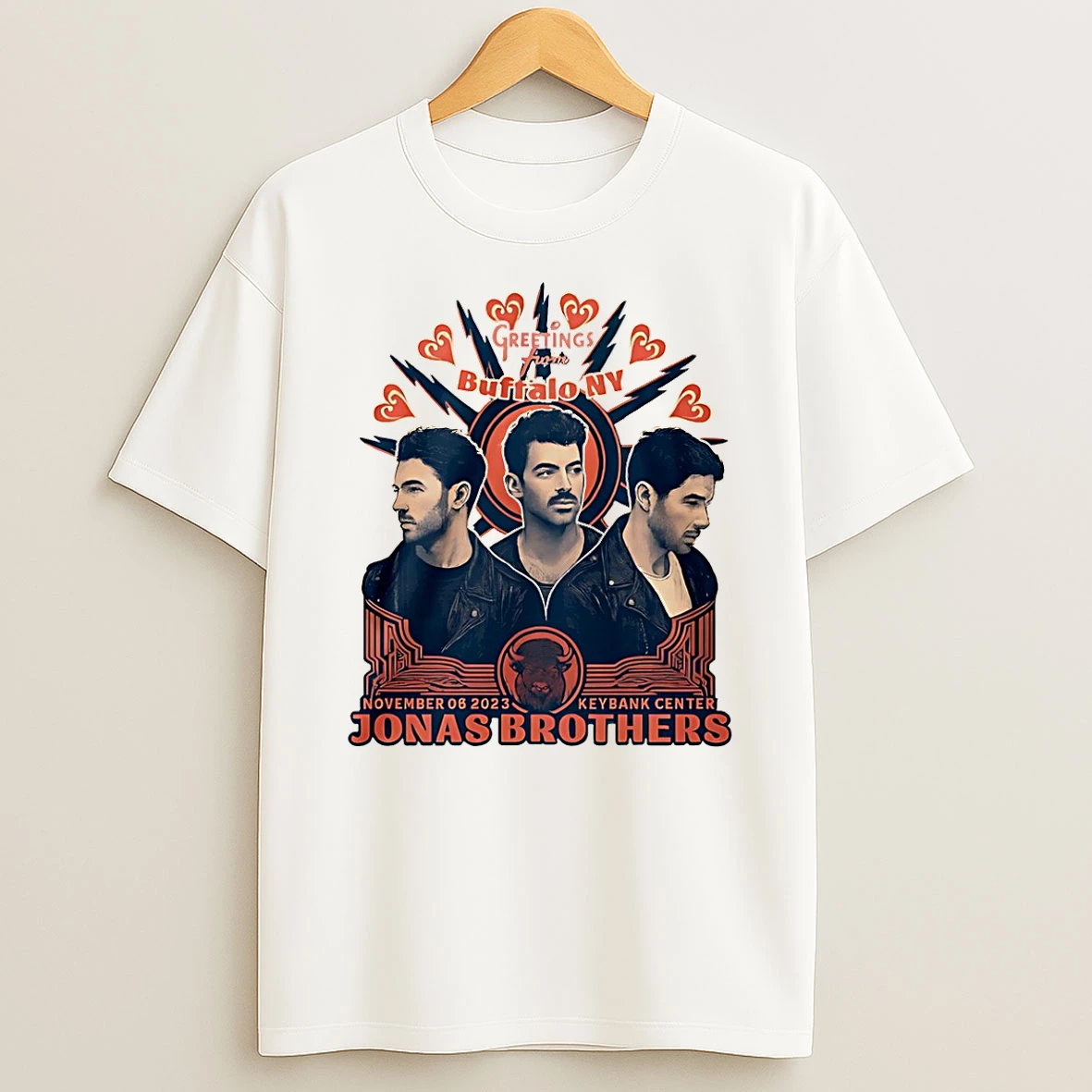 Jonas Brothers Greetings From Your Hometown Buffalo Ny T Shirt