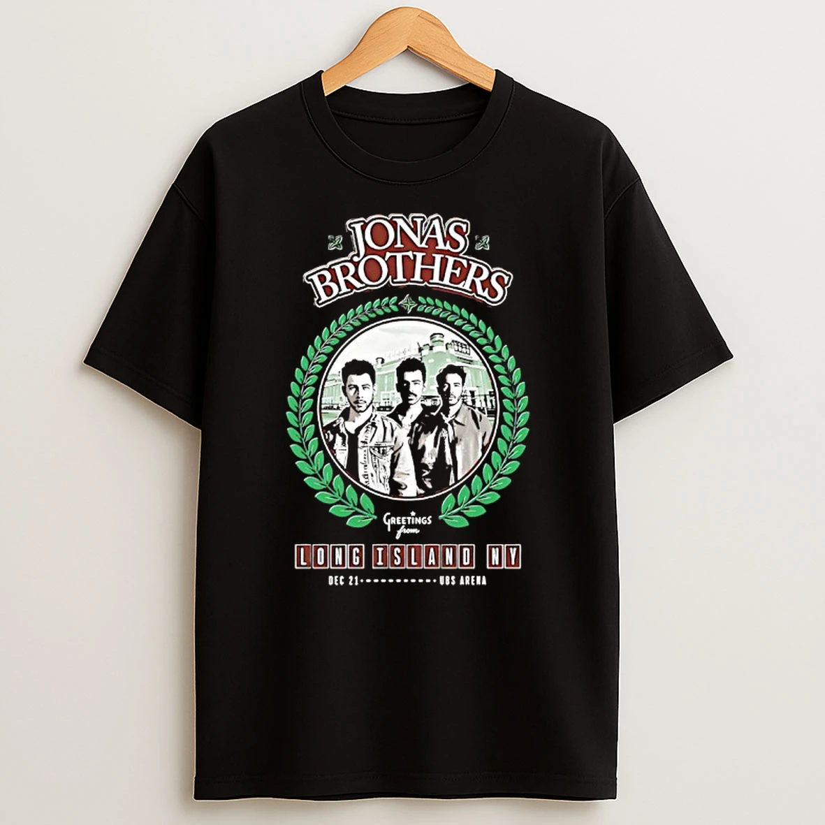 Jonas Brothers Greetings From Long Island Ny Tour At Ubs Arena On Dec 21 2025 T Shirt