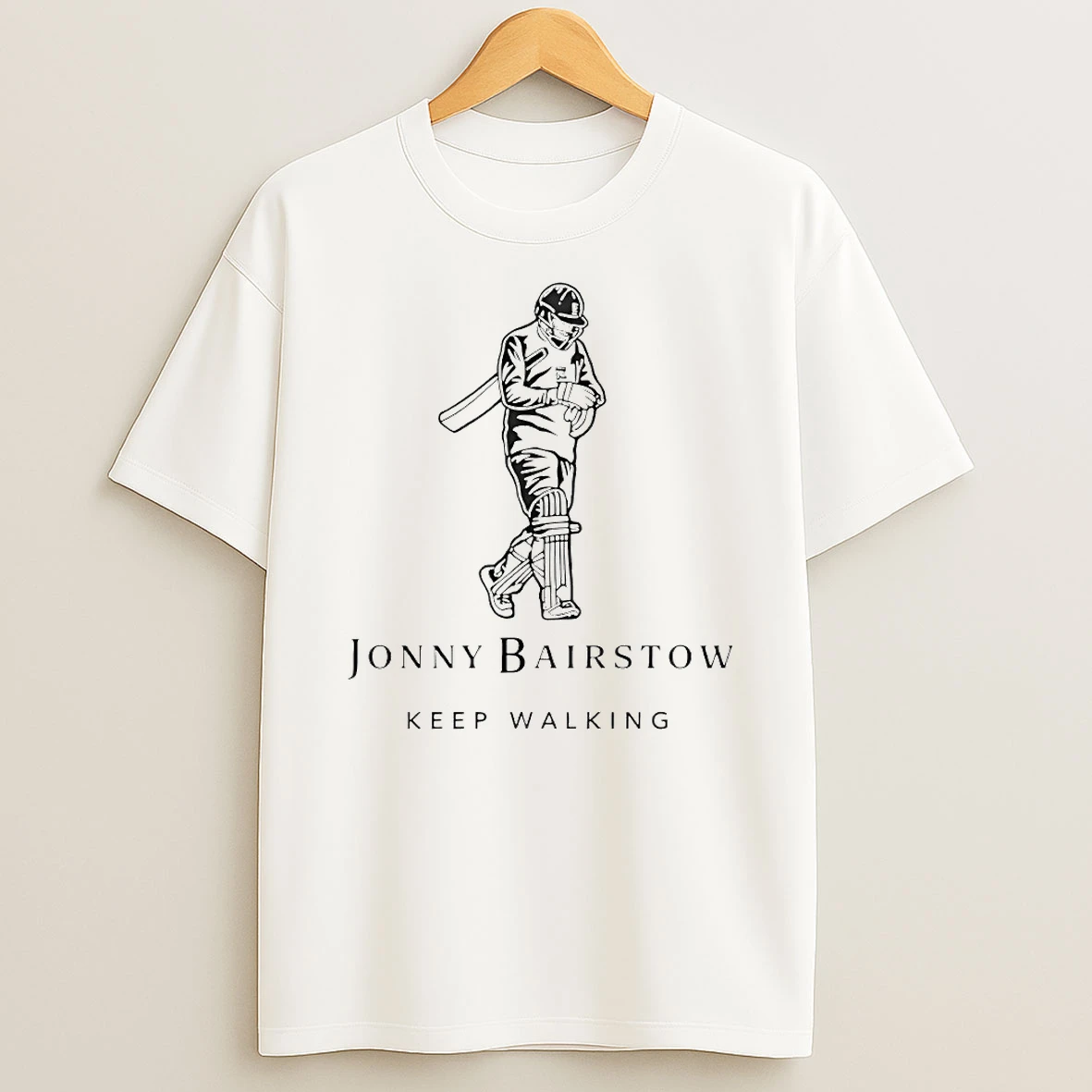 Jonny Bairstow Keep Walking Circle T Shirt