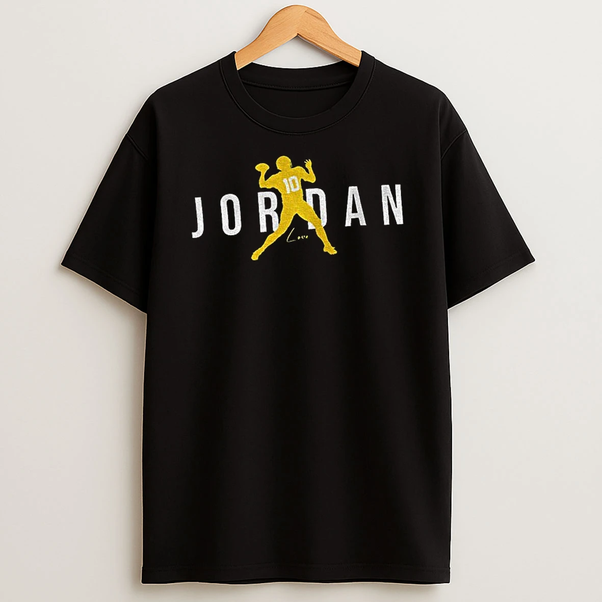 Jordan Love Air Quarterback 10 Green Bay Packers Lover T Shirt