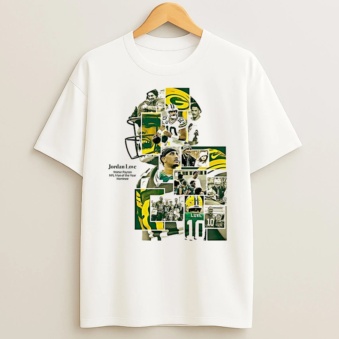Jordan Love Green Bay Packers Nfl Man Of The Year Nominee T Shirt