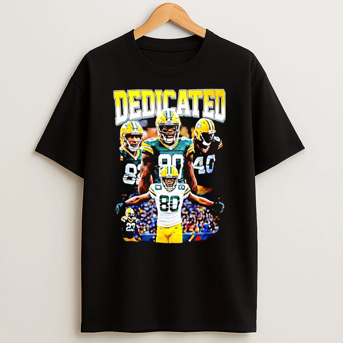 Jordan Love Black Green Bay Packers Notorious Player Graphic T Shirt