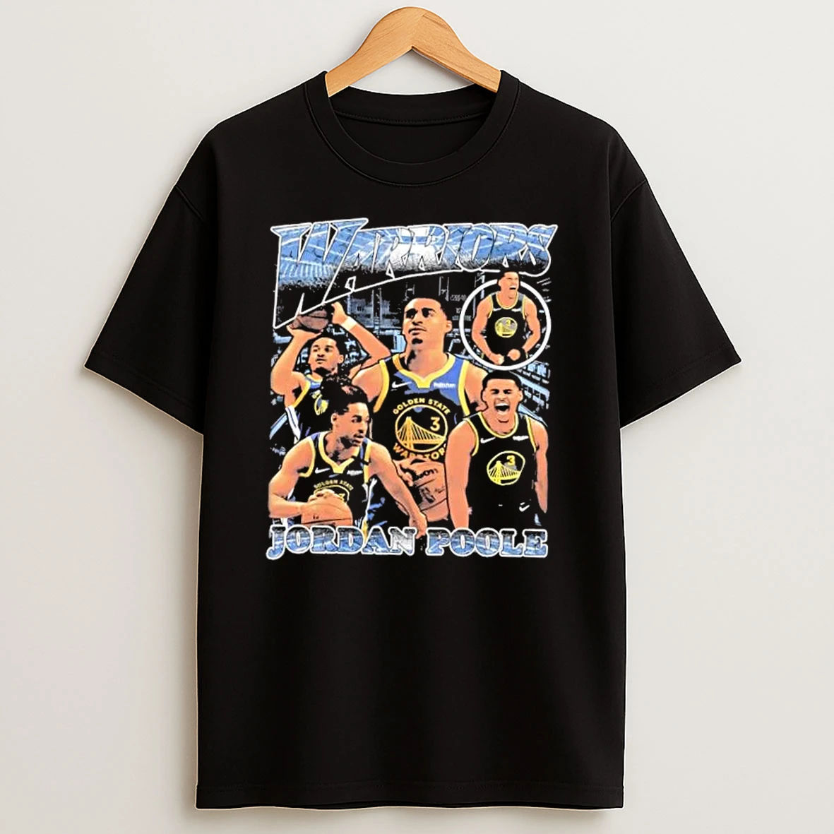 Jordan Poole Golden State Warriors Basketball Vintage Graphic T Shirt