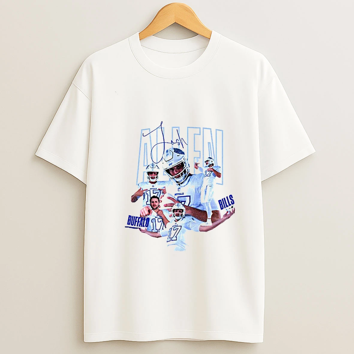 Josh Allen Buffalo Bills Football Nfl Signature Graphic T Shirt