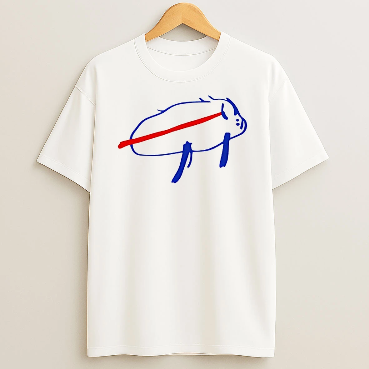 Josh Allen Potato Buffalo Bills Logo T Shirt
