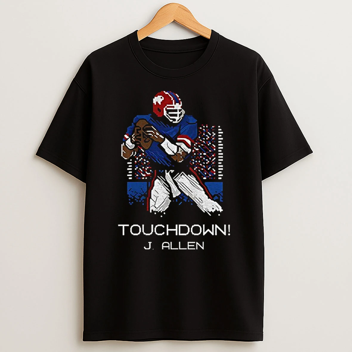 Josh Allen Touchdown Buffalo Bills 8bit T Shirt