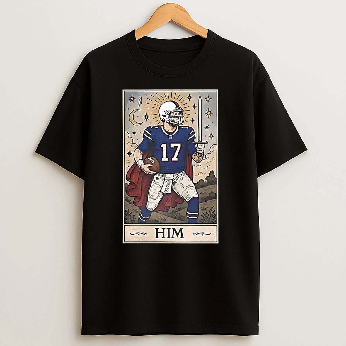 Joshua Patrick Allen Buffalo Bills Football Him Tarot Card T Shirt
