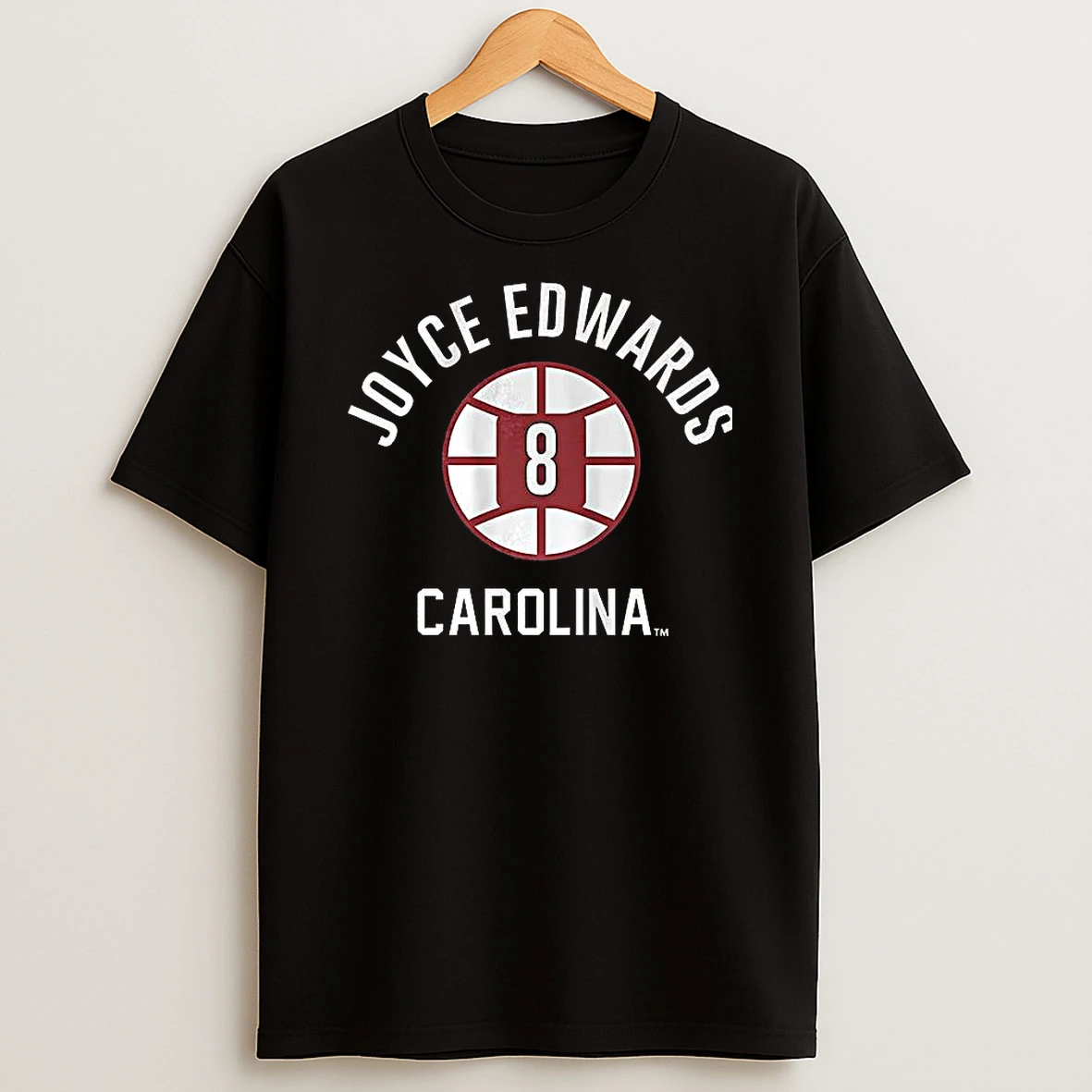 Joyce Edwards South Carolina Gamecocks Basketball Name And Number Ball 8 T Shirt
