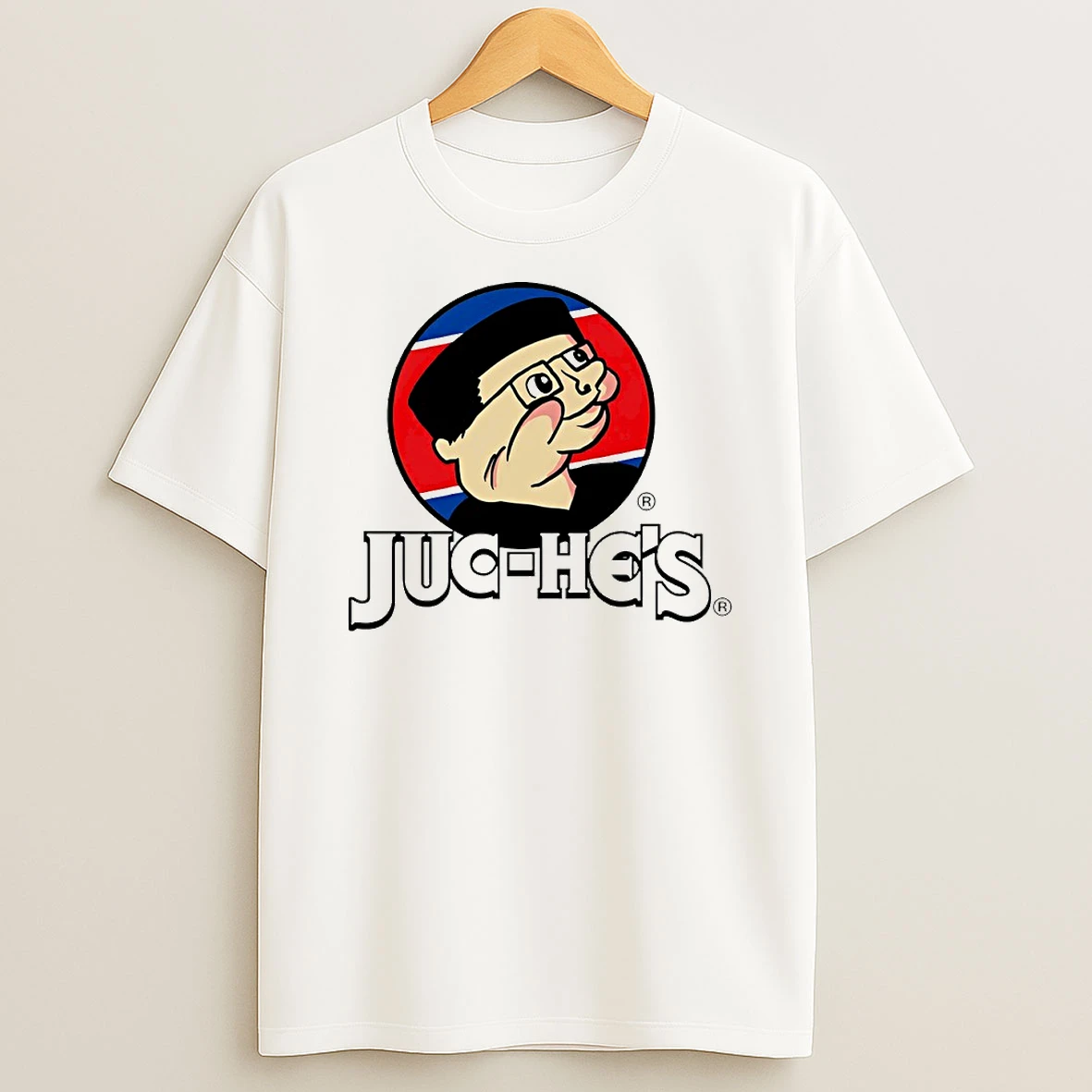Juc Hes X Buc Ees Logo Parody Circle T Shirt