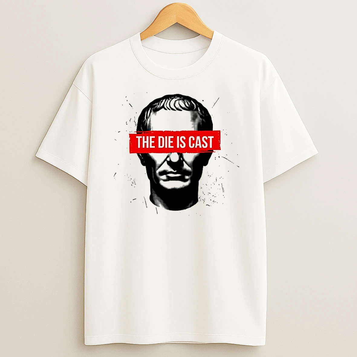 Julius Caesar Portrait The Die Is Cast Roman Empire T Shirt