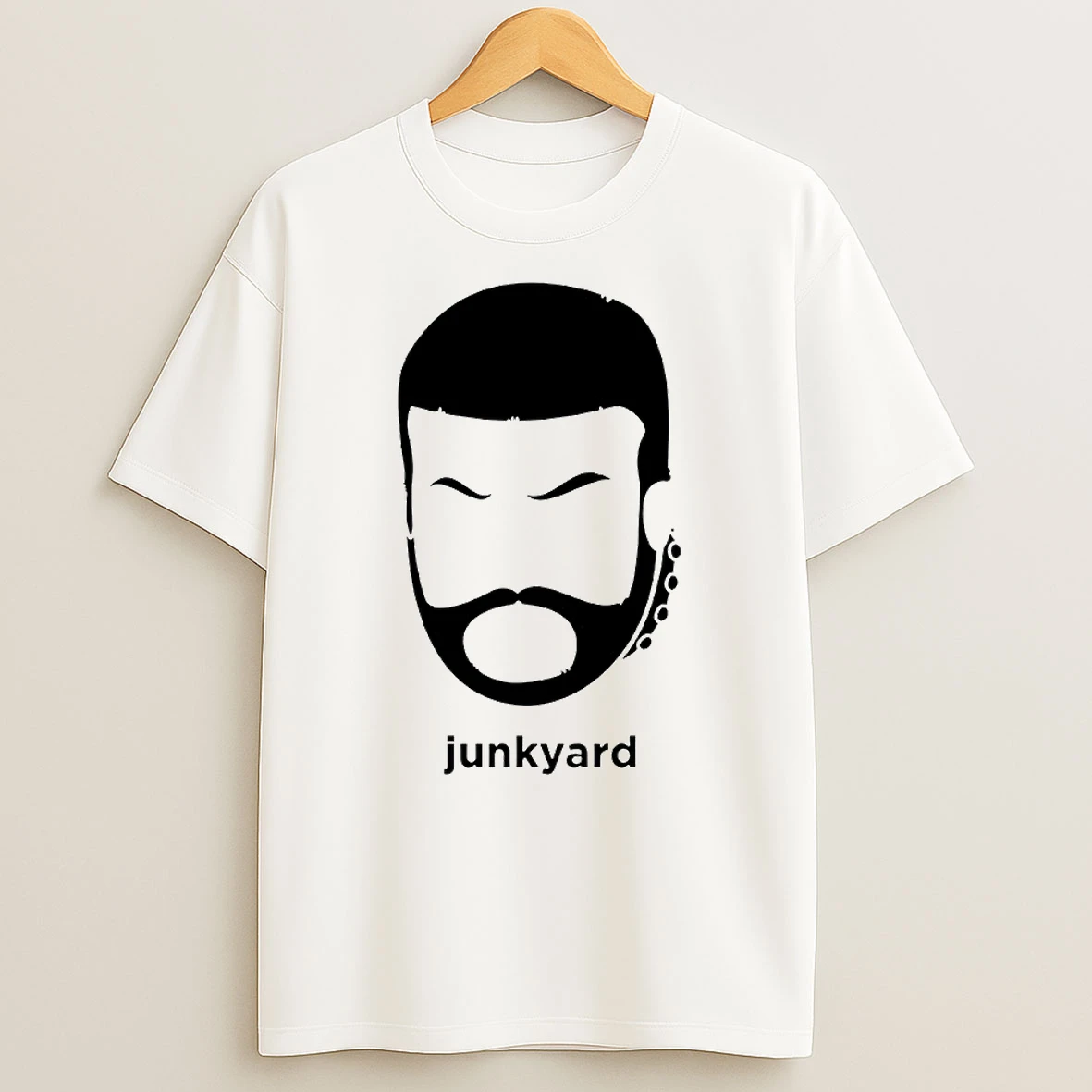 Junkyard Dog Head Circle T Shirt