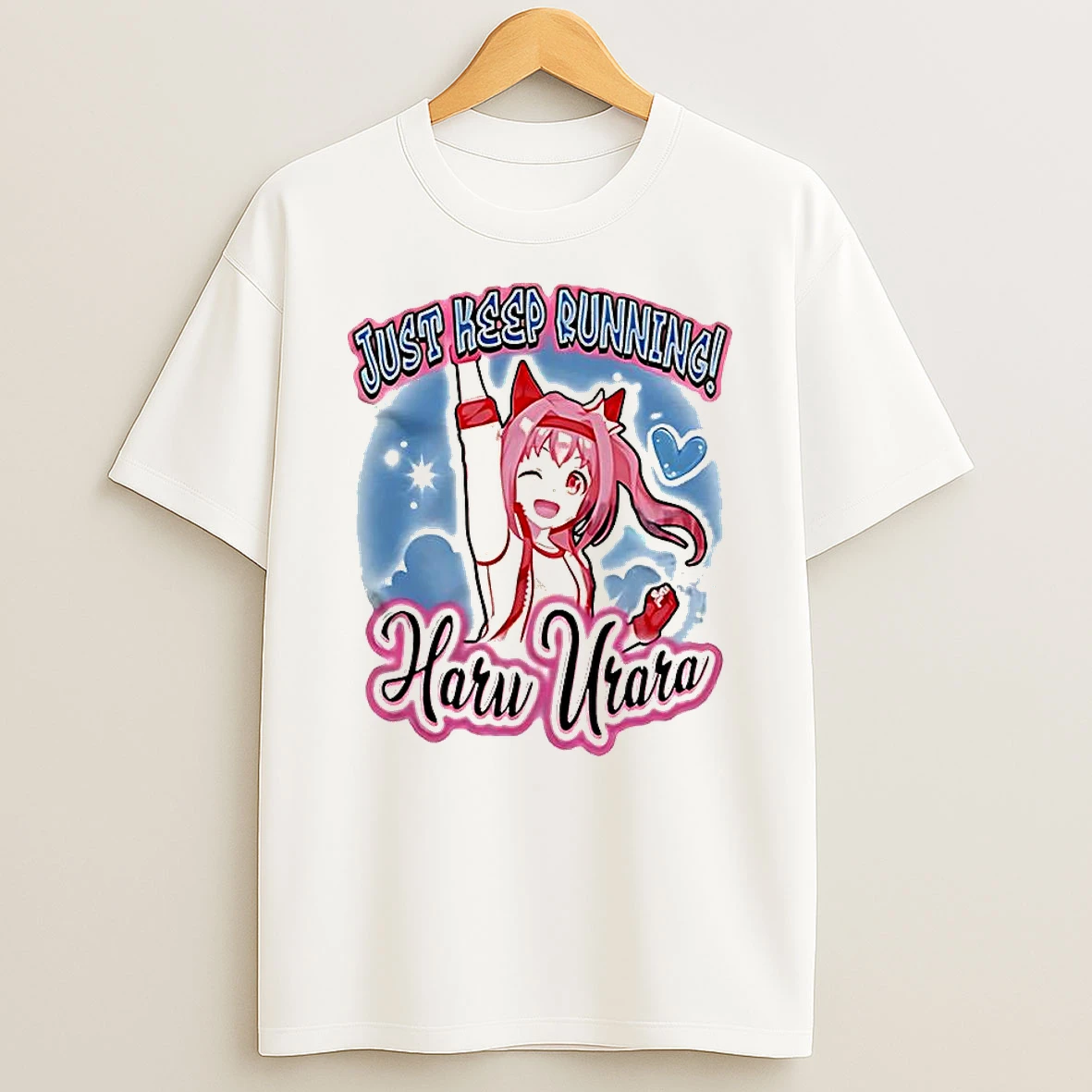 Just Keep Running Haru Urara Anime Tribute T Shirt