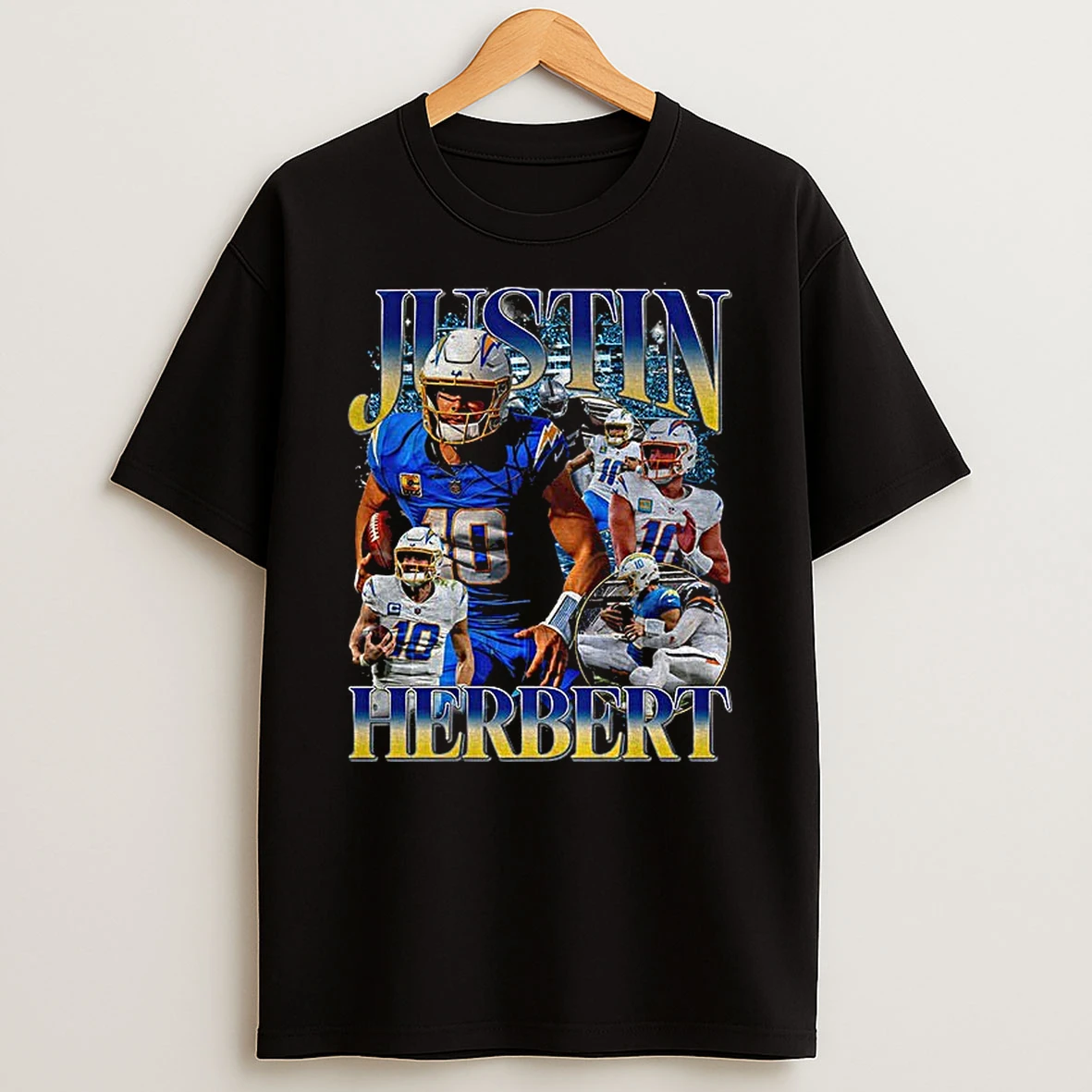 Justin Herbert Los Angeles Chargers Nfl Football Graphic T Shirt