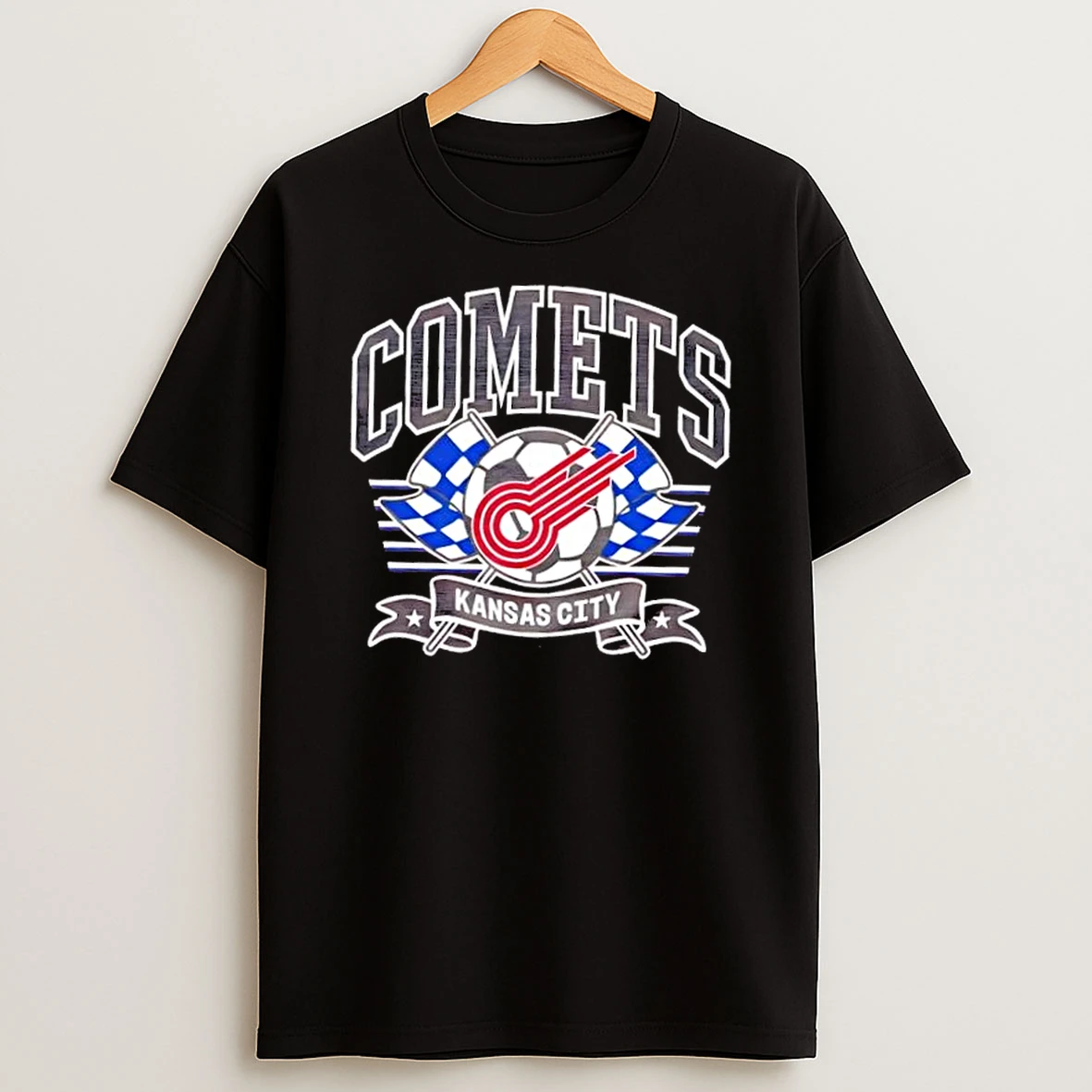 Kc Kansas City Comets Flags T Shirt