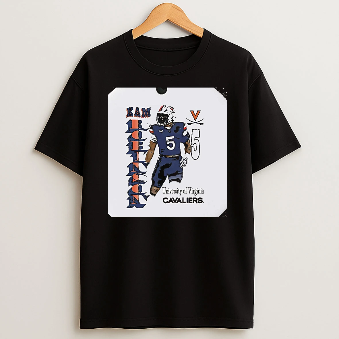 Kam Robinson Portrait Virginia Cavaliers Christmas T Shirt