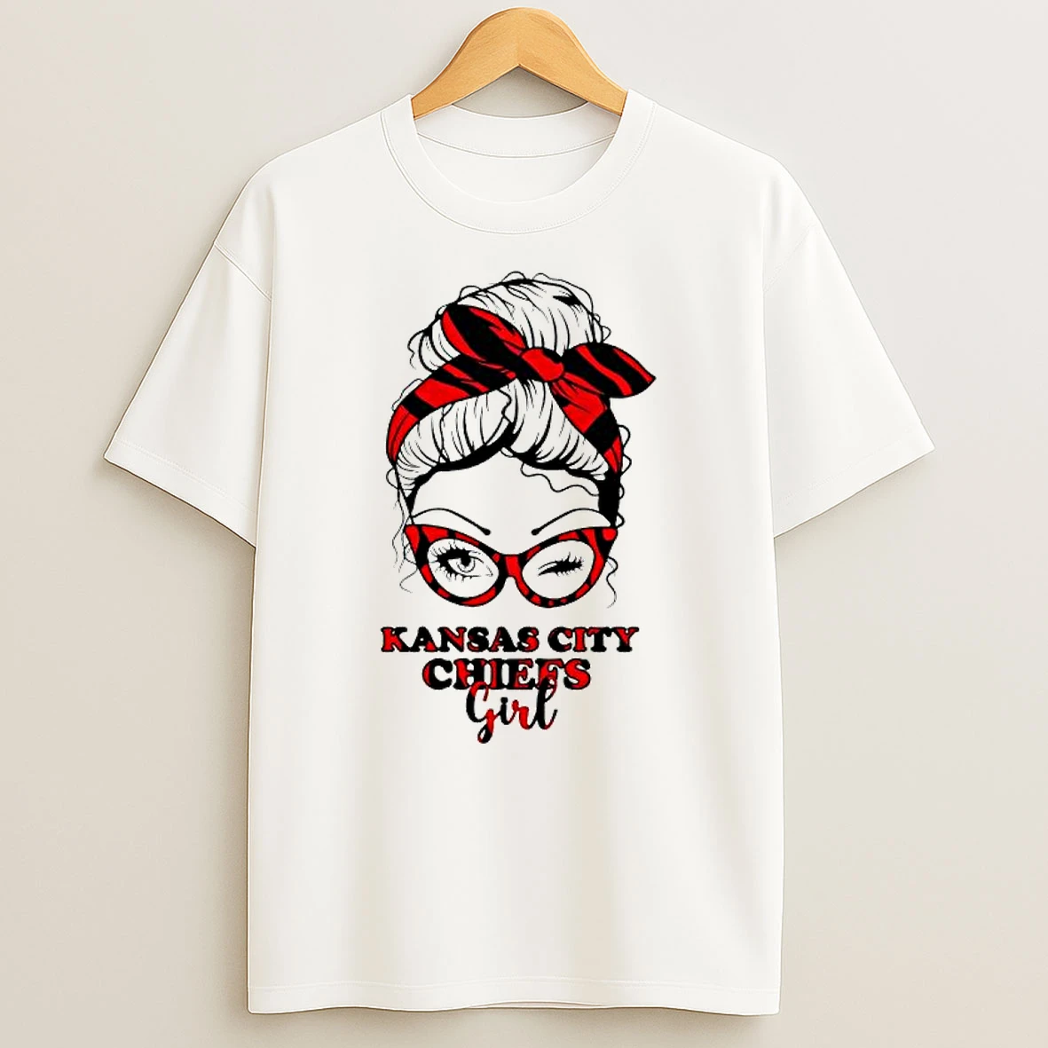 Kansas City Chiefs Girl Graphic T Shirt
