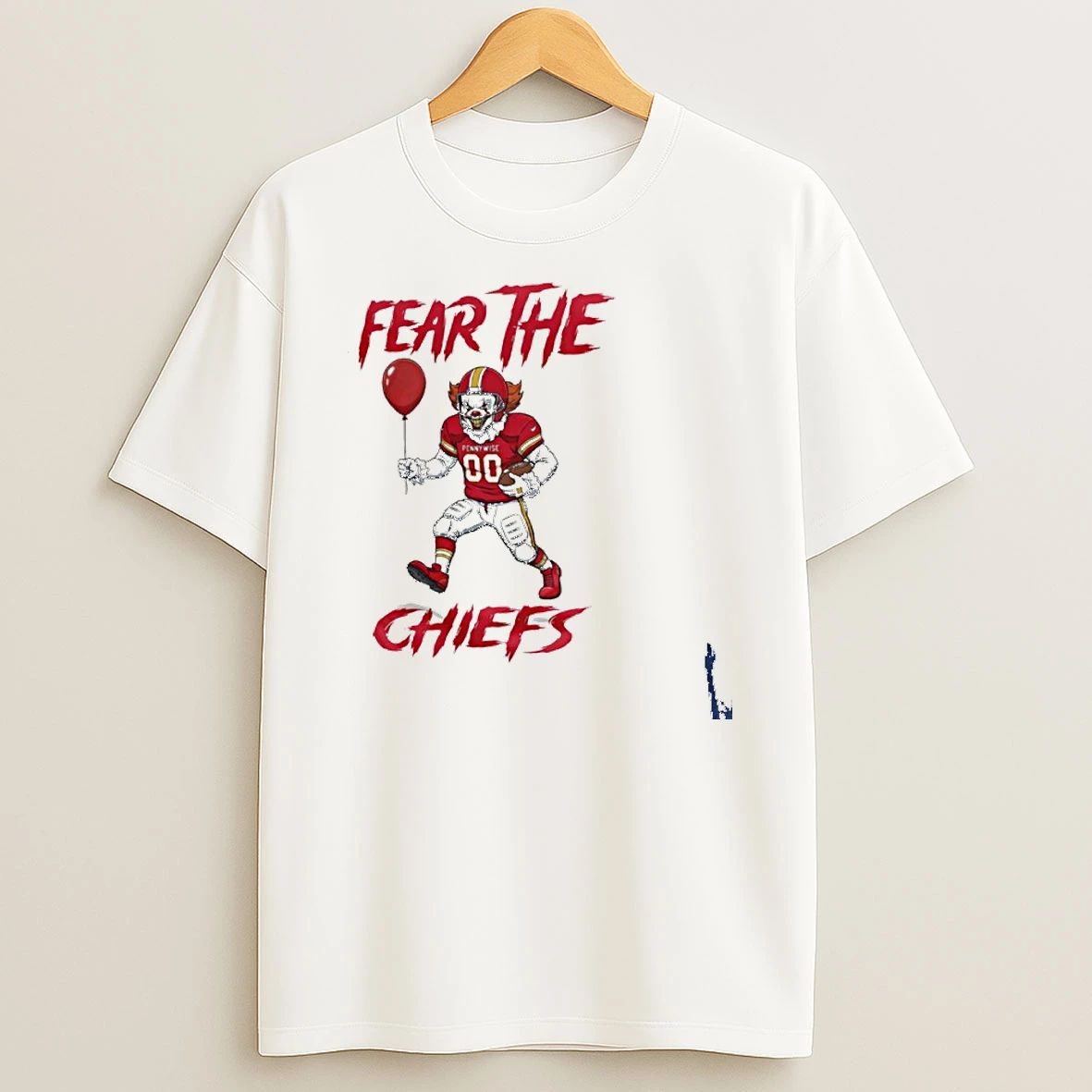 Kansas City Chiefs Logo Fear The Pennywise T Shirt