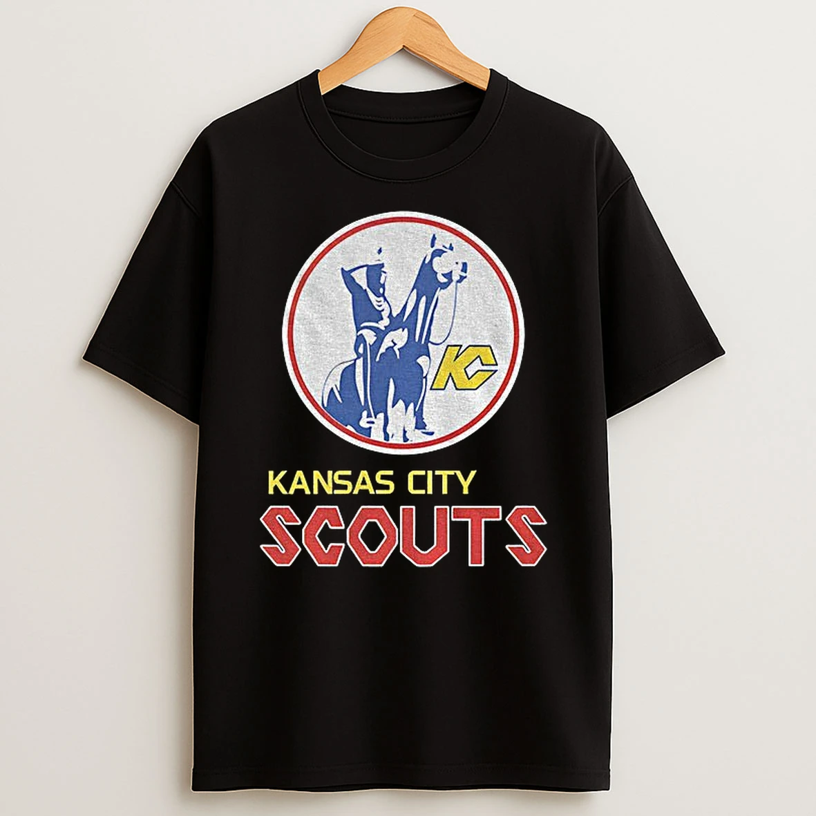 Kansas City Scouts Jersey Adult Logo T Shirt