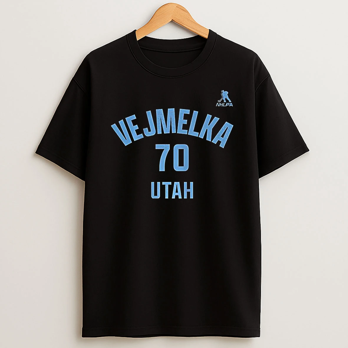 Karel Vejmelka Utah Mammoth Ice Hockey Name And Number 70 T Shirt