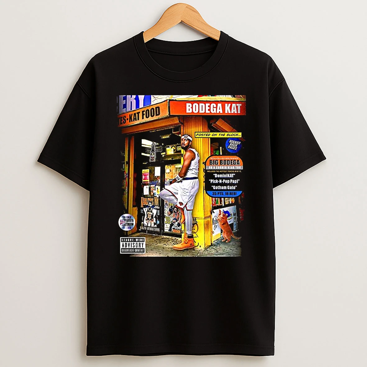 Karl Anthony Towns New York Knicks Nba The Big Bodega T Shirt
