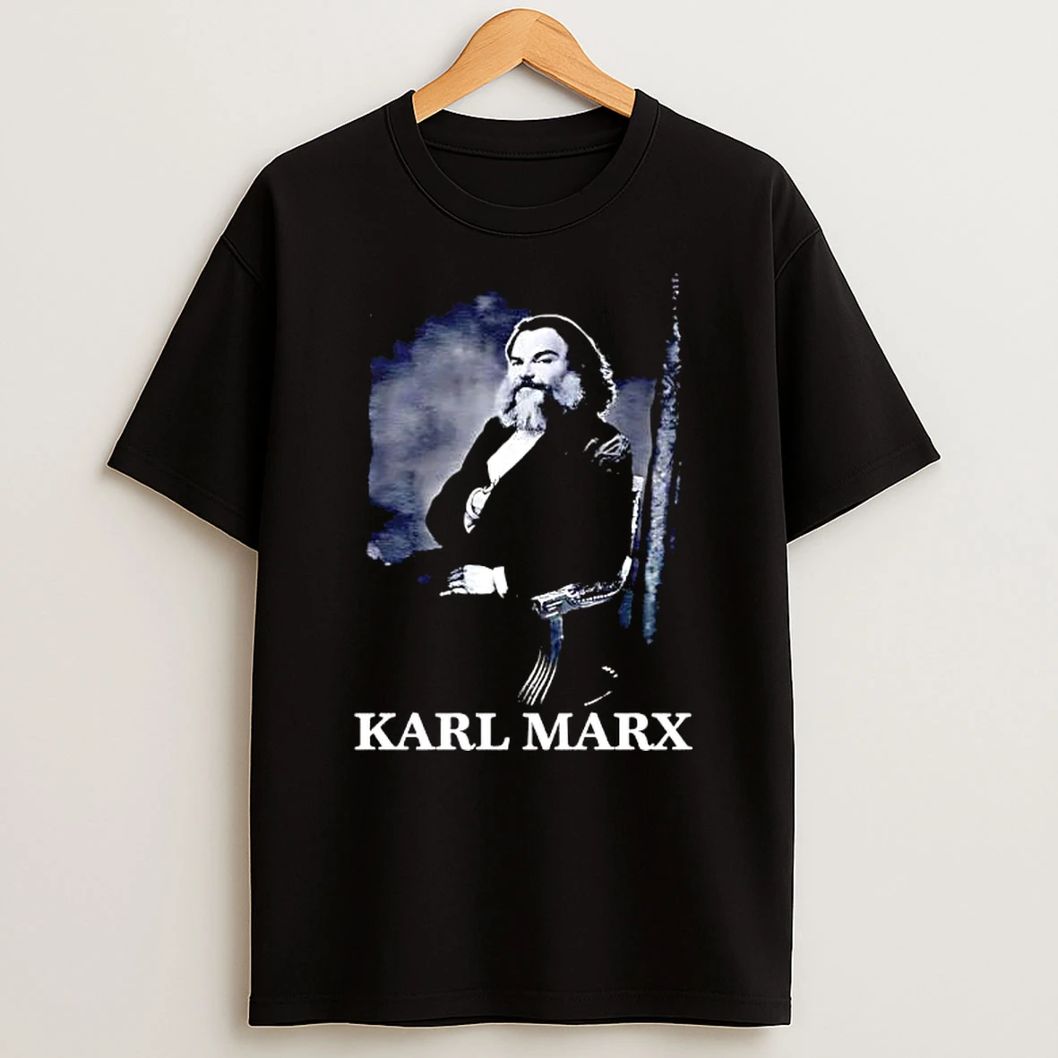 Karl Marx Jack Black Graphic T Shirt