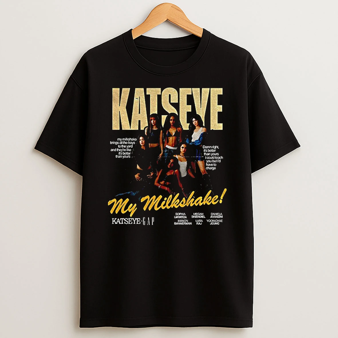 Katseye Kpop Concert My Milkshake My Milkshake Brings All The Boys To The Yard T Shirt