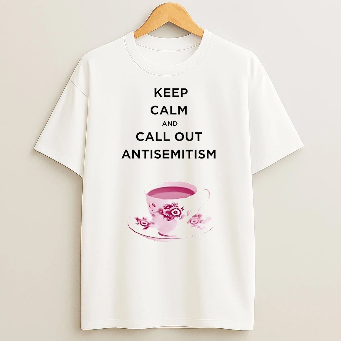 Keep Calm And Call Out Antisemitism Circle T Shirt