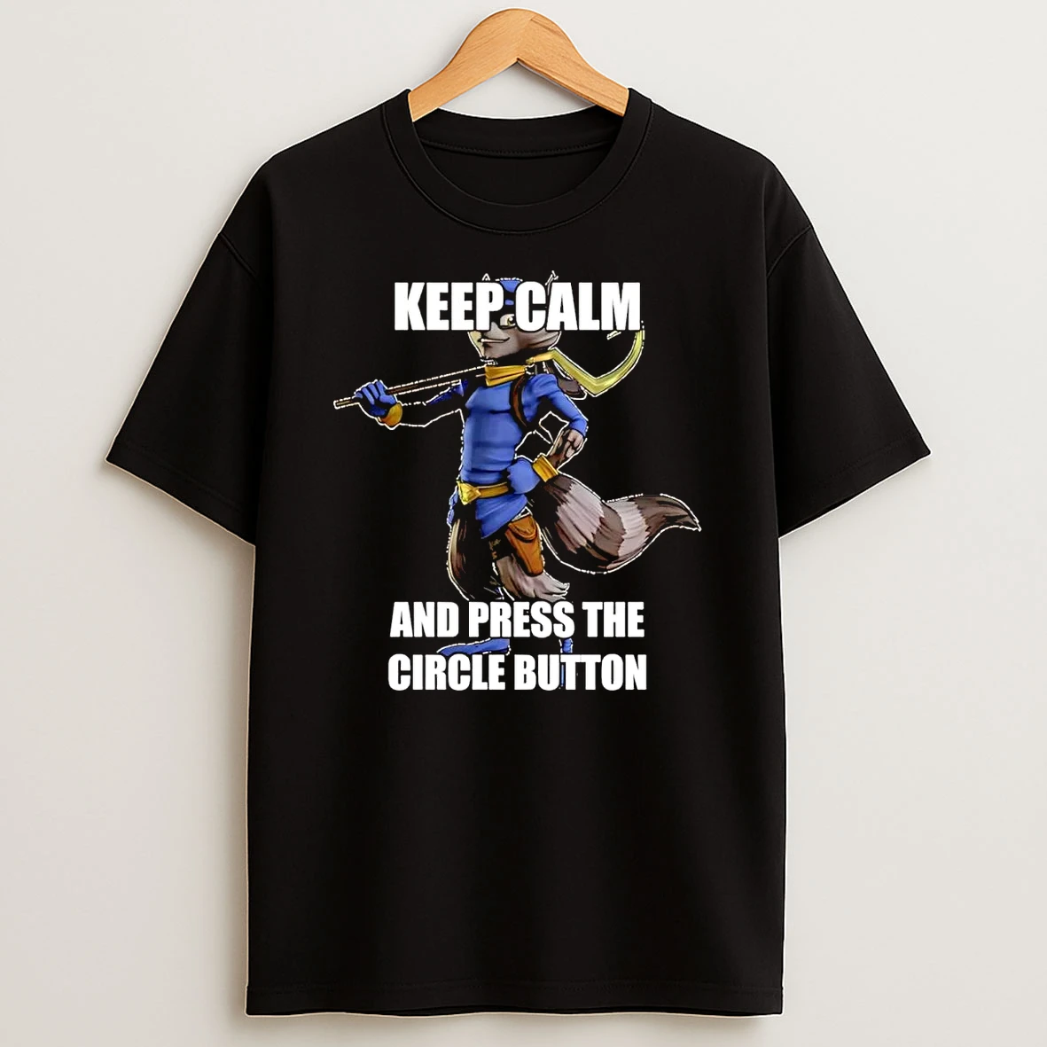 Keep Calm And Press The Circle Button T Shirt