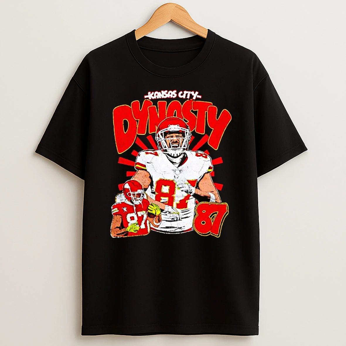 Kelce Dynasty Kansas City Chiefs Quarterback T Shirt