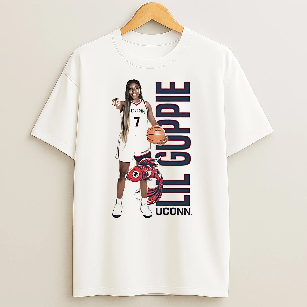 Kelis Fisher Lil Guppie Uconn Huskies T Shirt