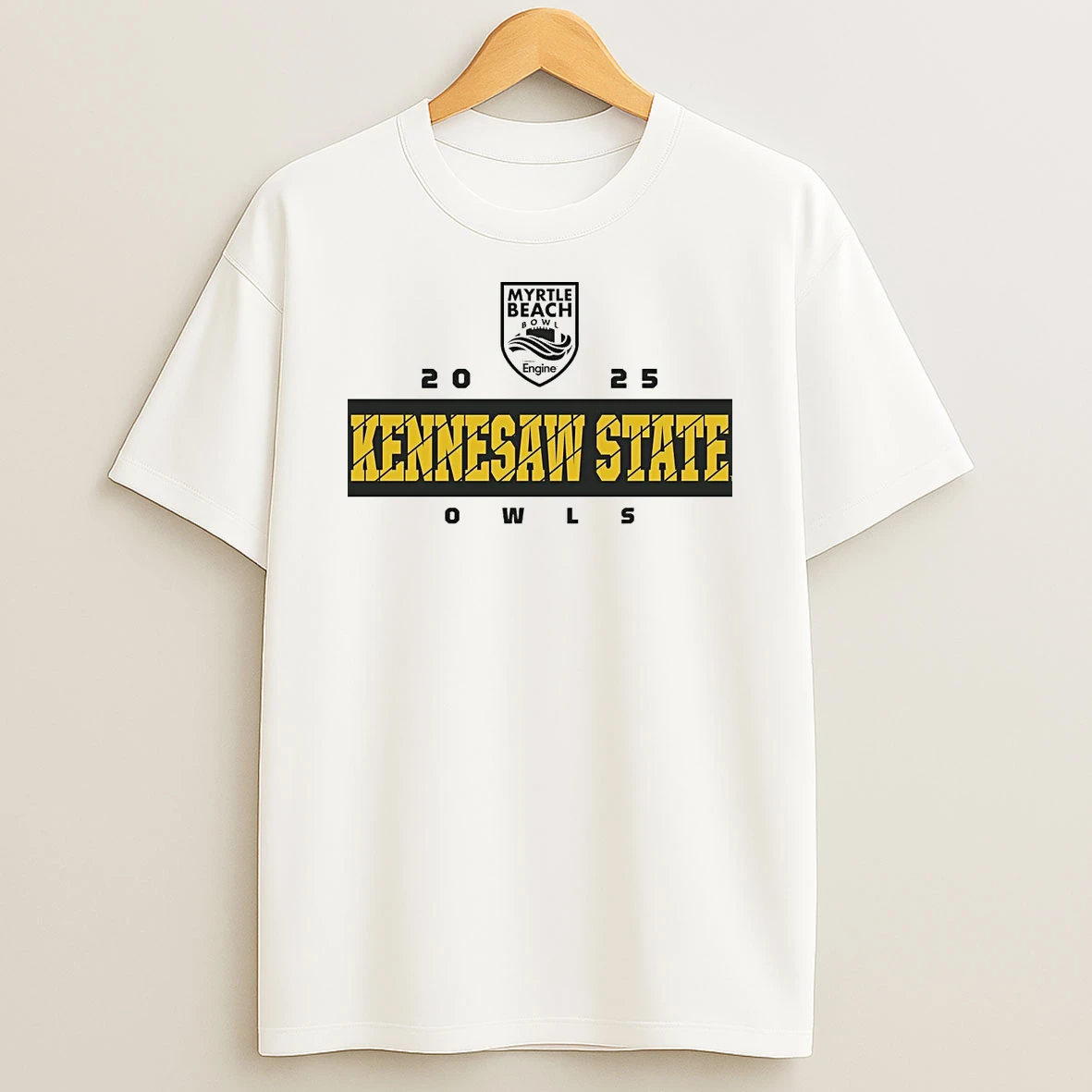 Kennesaw State Owls 2025 Myrtle Beach Bowl T Shirt