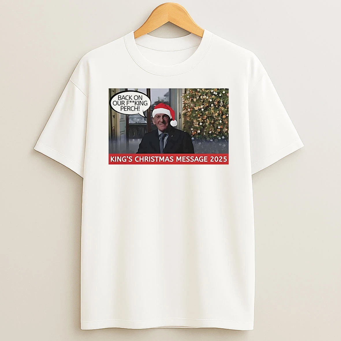 Kenny Dalglish Kings Christmas Message 2025 Back On Our Fucking Perch T Shirt