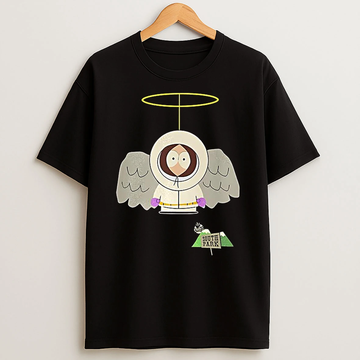 Kenny Mccormick South Park Angel Cartoon Vintage T Shirt