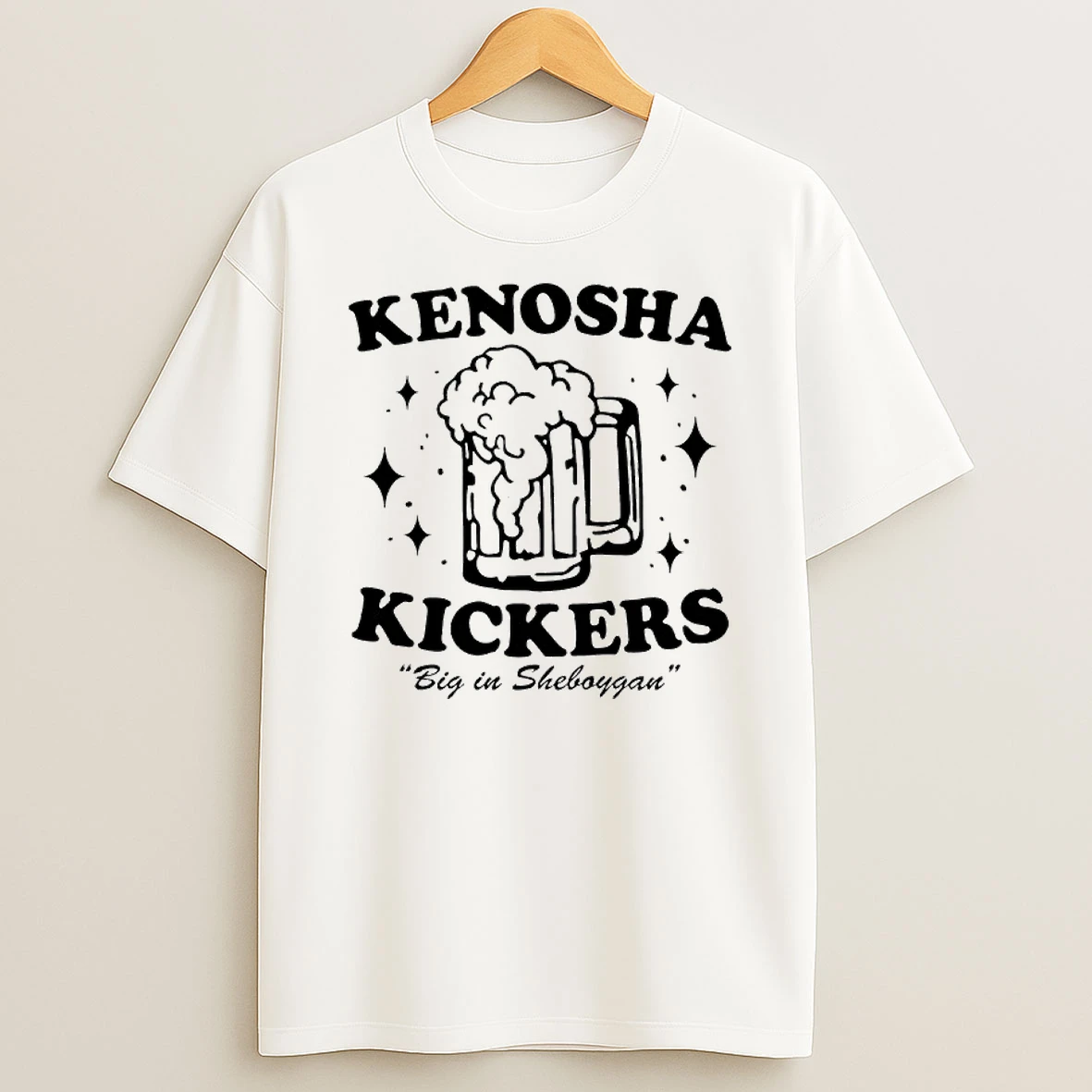 Kenosha Kickers Big In Sheboygan Beer T Shirt