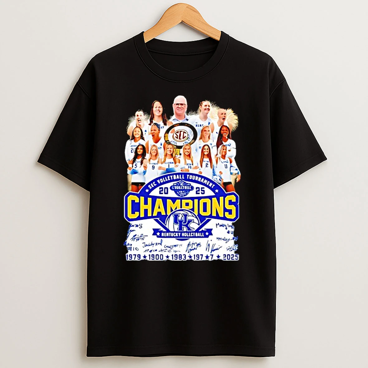 Kentucky Sec Volleyball Tournament 2025 Champions T Shirt